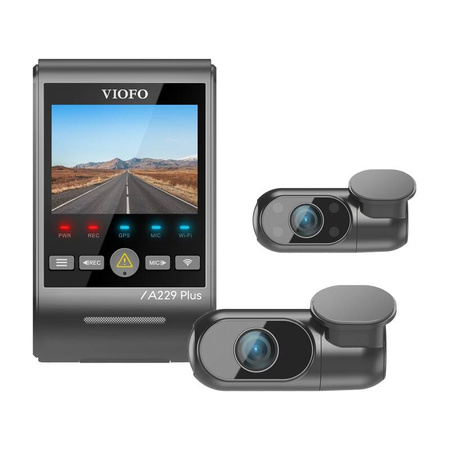 VIOFO A229 PLUS 3 canaux 2K + 1080p Wi-Fi, GPS