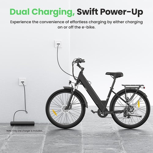 Vélo électrique Touroll J1 Pro, moteur 250 W, 36 V, 15,6 Ah