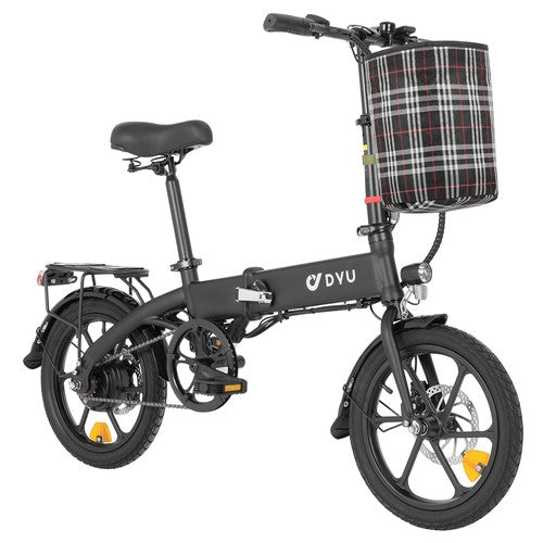 Vélo électrique pliable DYU A1F Pro, moteur 250 W, 36 V, 7,5 Ah