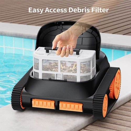 Robot nettoyeur de piscine sans fil CoasTeering Nebula, autonomie de 180 minutes