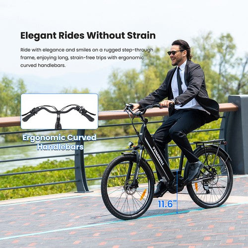 Vélo électrique Touroll MA1, moteur central 250 W, 36 V, 13 Ah