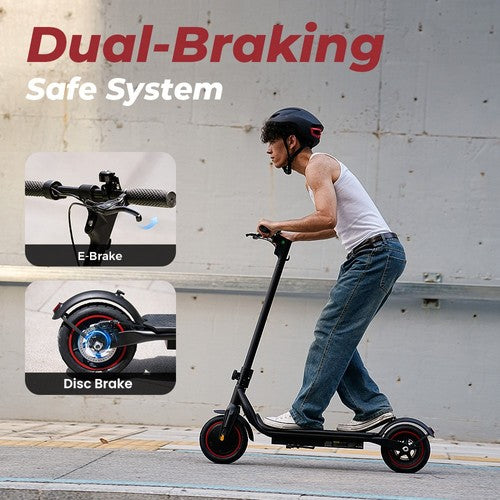 Trottinette électrique iScooter W5, moteur 350 W, 36 V 7,8 Ah