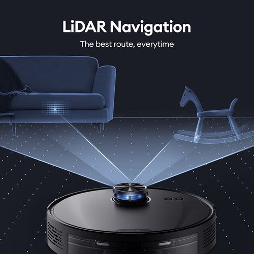 Aspirateur robot Ultenic T10 Lite avec navigation LiDAR, 4 500 Pa