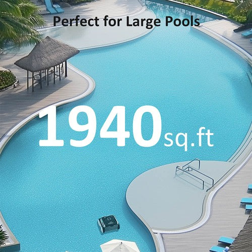 Aspirateur robot de piscine sans fil WYBOT C2 Vision