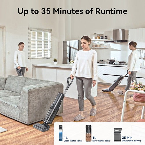 Aspirateur sans fil Proscenic F20A, écran LED, autonettoyant et séchage à l'air