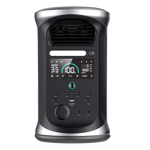 Centrale électrique portable Ampace Andes 1500, 1 462 Wh LiFePO4, 2 400 W