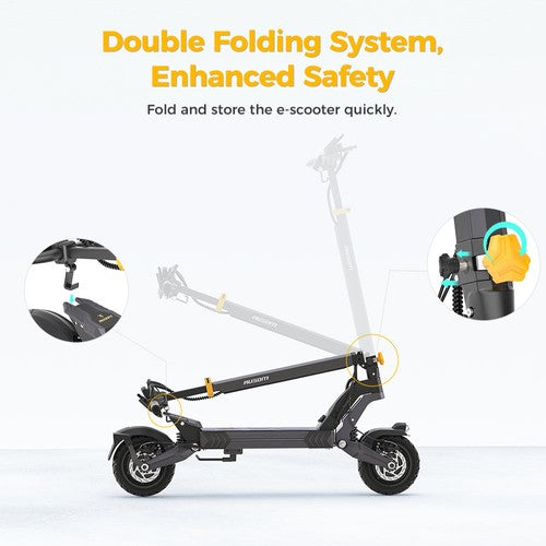 Trottinette électrique Ausom L2, moteur 2 x 800 W, 48 V, 15,6 Ah