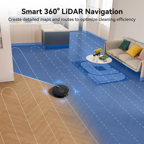 Aspirateur robot et balai Proscenic Q8, aspiration 4 200 Pa, navigation LiDAR