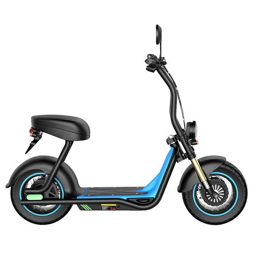 Trottinette électrique Honeywhale M5 Max avec siège, pneus pneumatiques en caoutchouc de 14 pouces, 1000 W