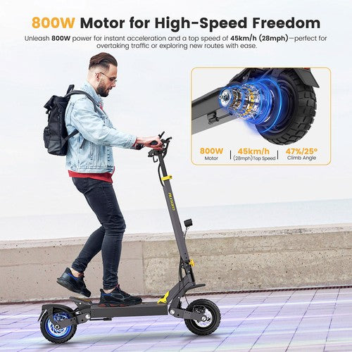 Trottinette électrique Ausom L1, moteur 800 W, 48 V, 15,6 Ah