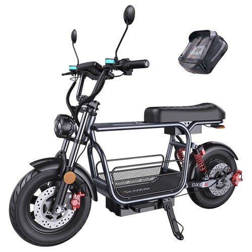 Trottinette électrique iScooter DX5, moteur 1500 W, 48 V, 15,6 Ah