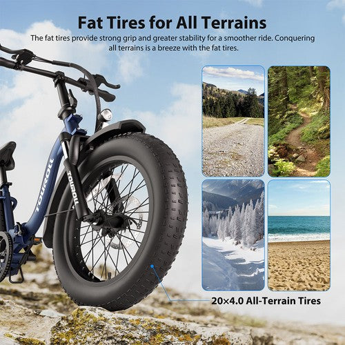 Vélo électrique Touroll S2, puissance maximale 650 W, 48 V, 15 Ah
