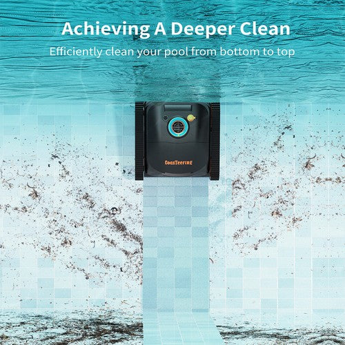 Robot nettoyeur de piscine sans fil CoasTeering Nebula, autonomie de 180 minutes
