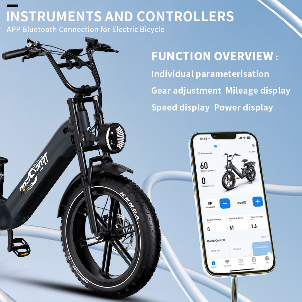 Vélo électrique tout suspendu Oneport OT08 Pro