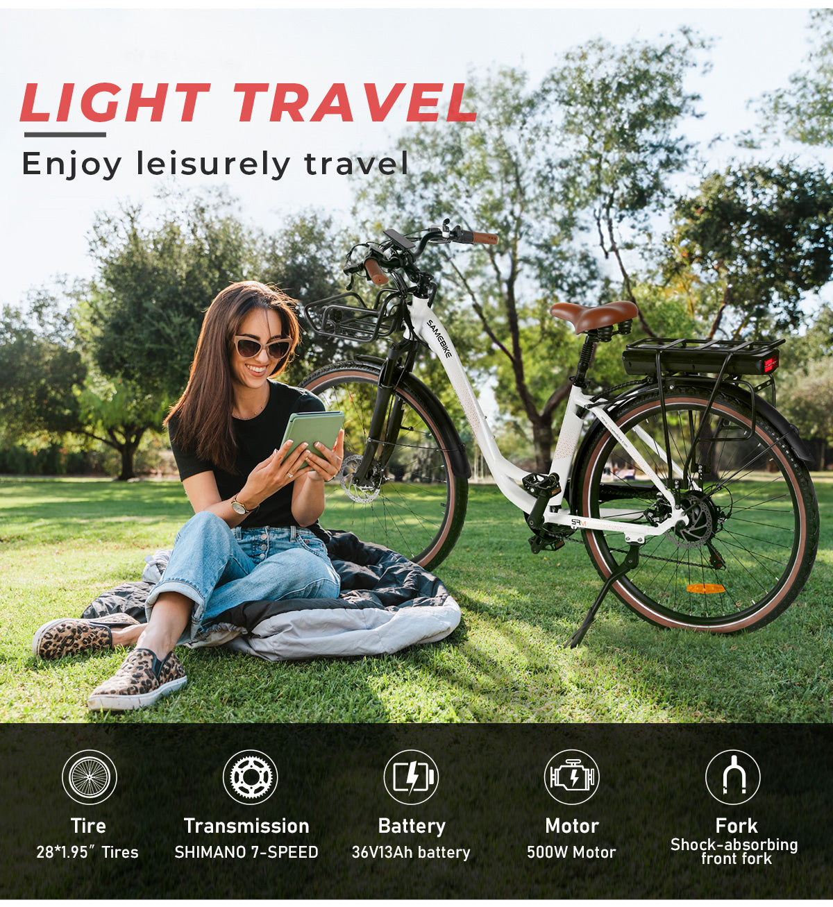 Vélo électrique SAMEBIKE RS-A07 500W