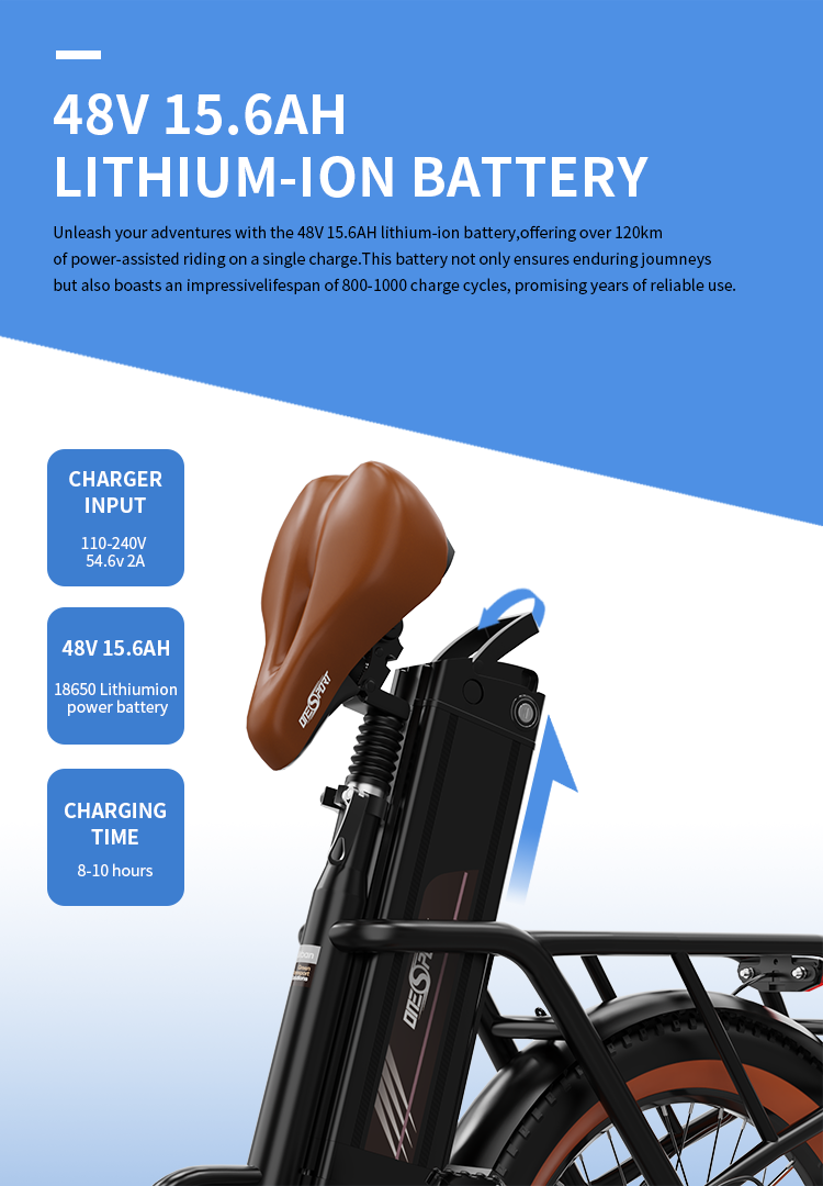 Vélo électrique OneSport OT16-2 17Ah