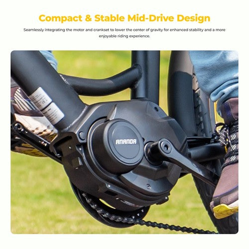 Vélo électrique Eleglide C2, moteur central 250 W, 36 V, 13 Ah