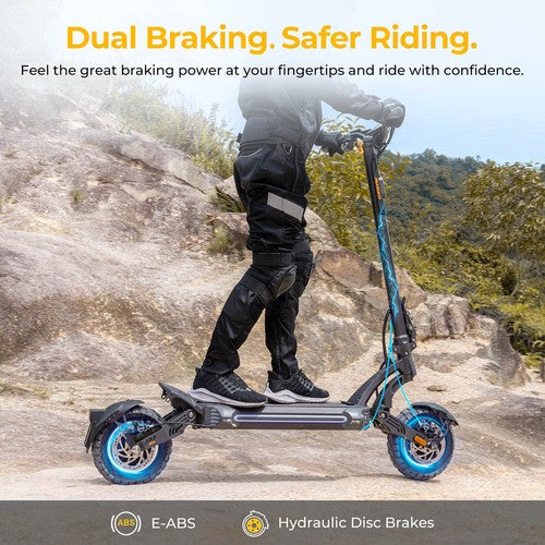 Trottinette électrique Ausom SR1, moteur 2 x 1 000 W, 52 V, 20,8 Ah