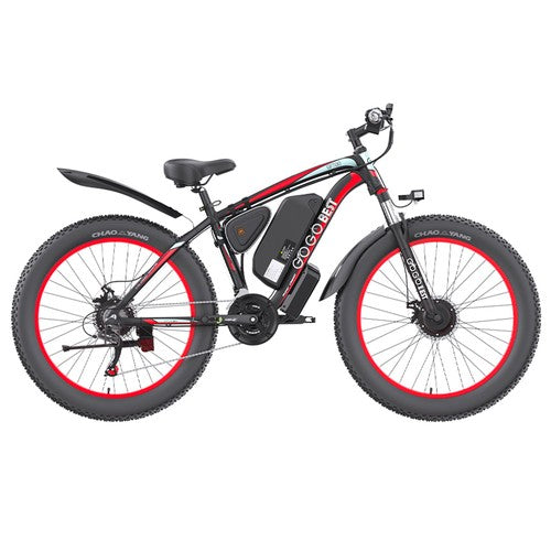 Vélo électrique GOGOBEST GF700, double moteur 2 x 500 W, 48 V, 18,2 Ah