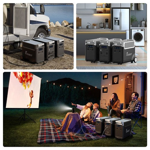 Batterie d'extension FOSSiBOT FB3840, pack de batteries LiFePO4 3840 Wh pour F3600 Pro