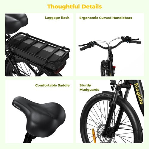 Vélo électrique Eleglide C2, moteur central 250 W, 36 V, 13 Ah