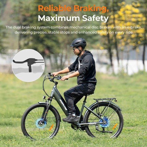 Vélo électrique Foride Roamer 1, moteur 250 W, 36 V, 13 Ah