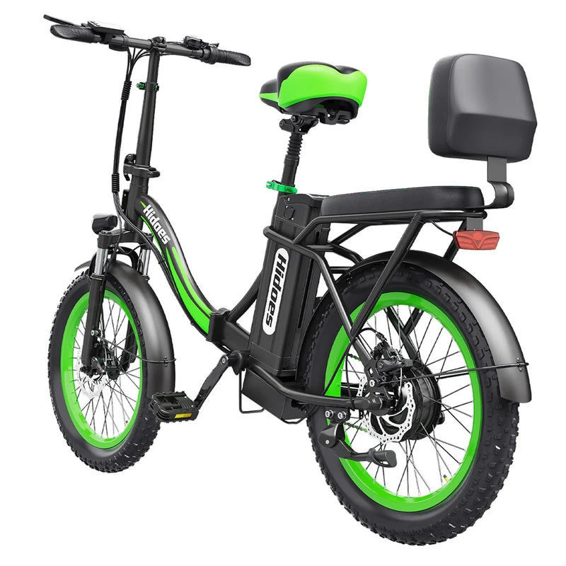 Vélo électrique Hidoes C1 avec siège arrière et moteur 750 W