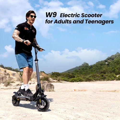 Trottinette électrique iScooter W9, moteur 1000 W, 48 V, 14 Ah