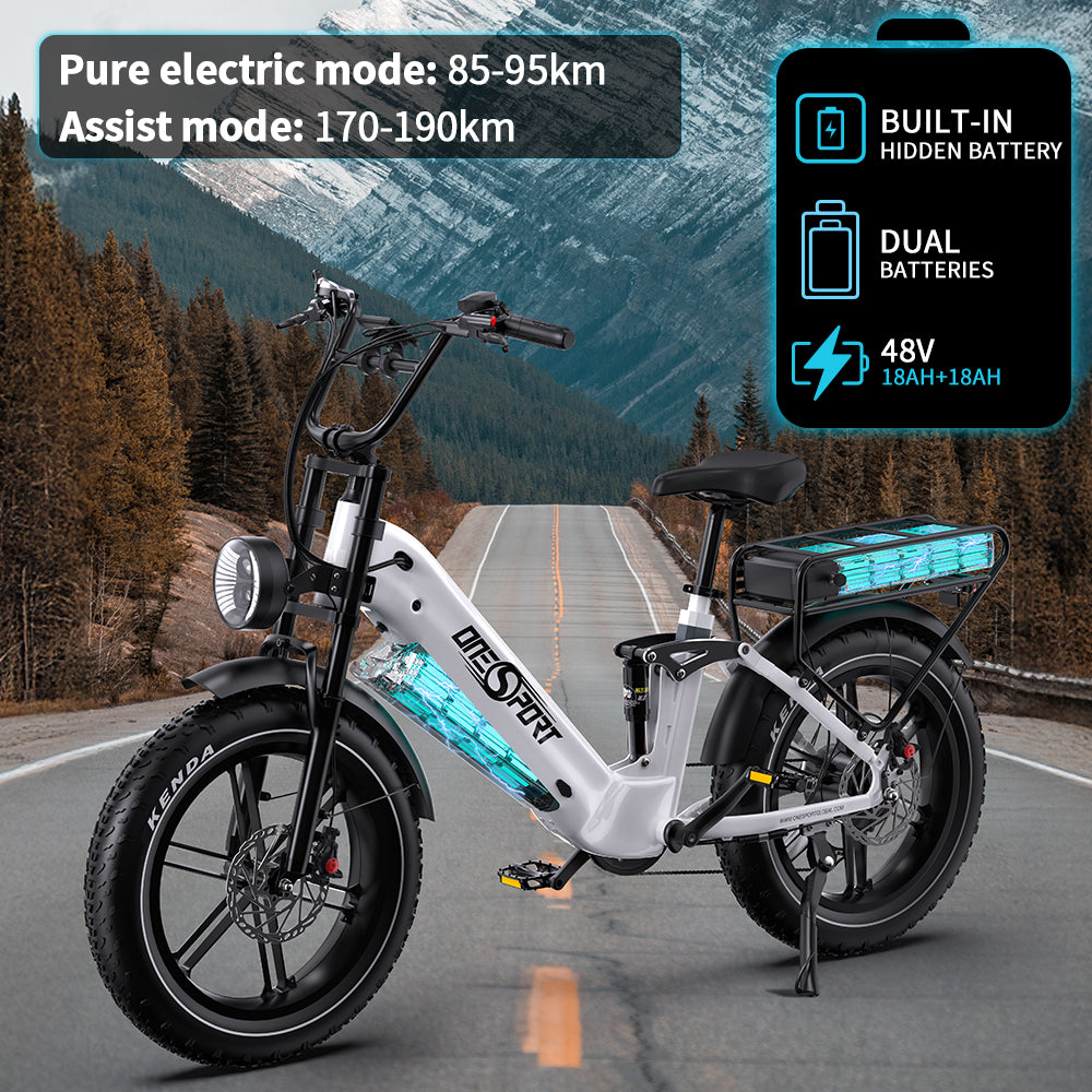 Vélo électrique tout suspendu Oneport OT08 Pro