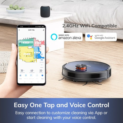 Aspirateur robot ILIFE T10s, aspirateur 2 en 1