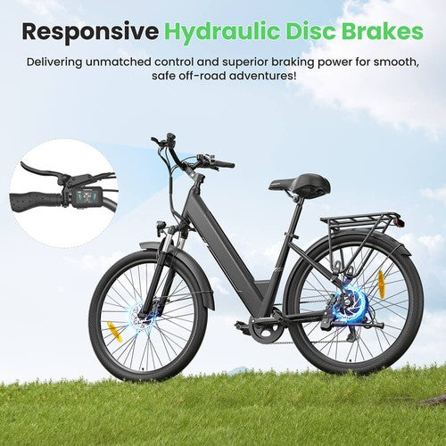 Vélo électrique Touroll J1 Pro, moteur 250 W, 36 V, 15,6 Ah