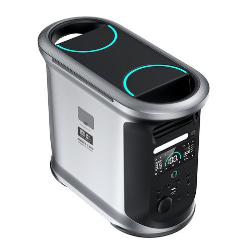 Centrale électrique portable Ampace Andes 1500, 1 462 Wh LiFePO4, 2 400 W