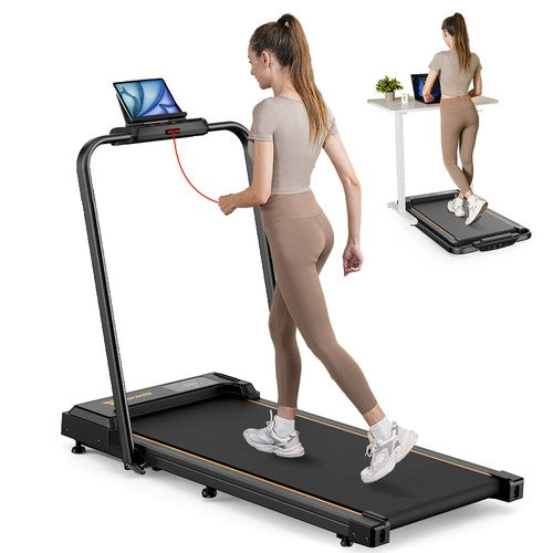 Tapis de course 2 en 1 Formill FT-51, moteur 2,5 CV, pliable, vitesse 10 km/h