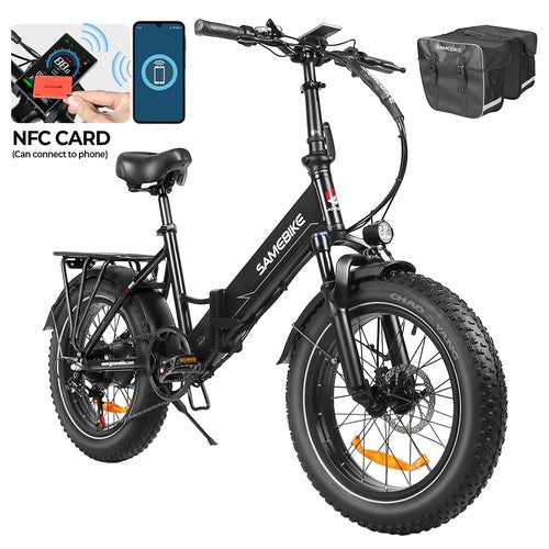 Vélo électrique pliant SAMEBIKE LOTDM200-II-FT750W