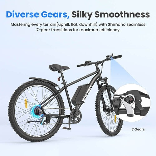 Vélo électrique Touroll U2, moteur 250 W, 48 V, 15 Ah
