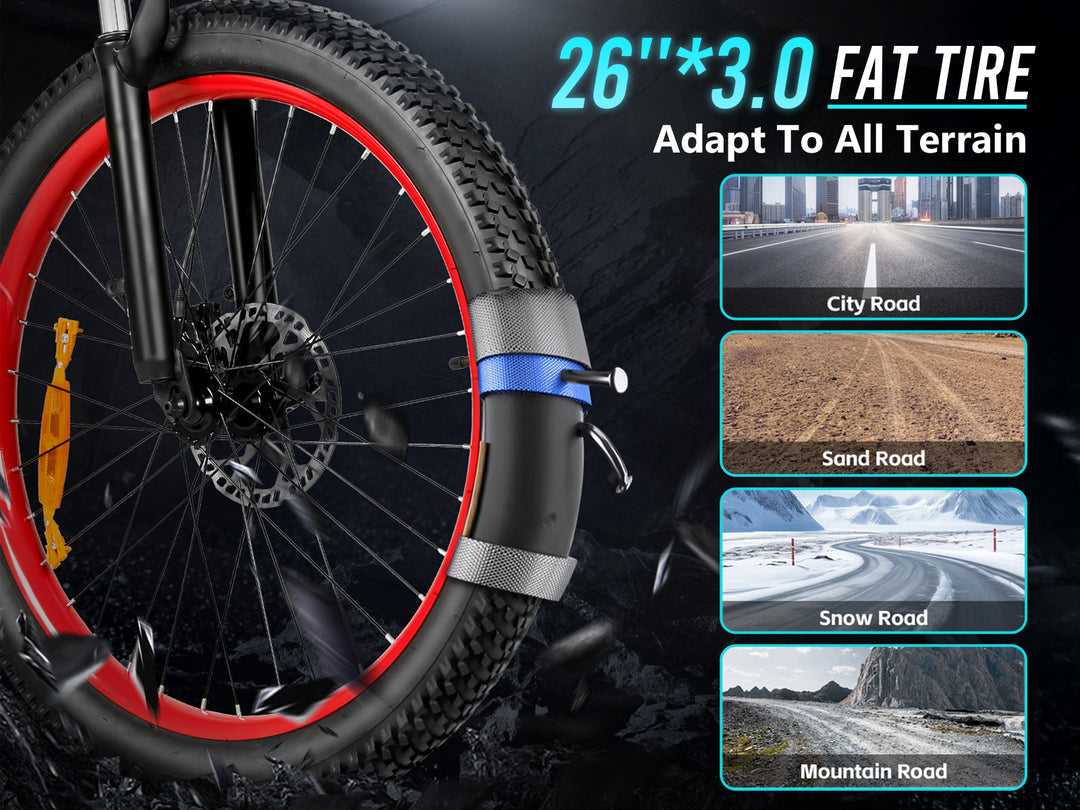 Samebike LO26 Plus 1000W Vélo électrique pliant puissant