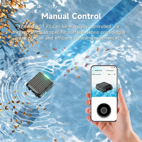 Écumoire de piscine robotisée à énergie solaire WYBOT F1