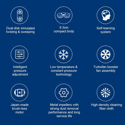 Aspirateur robot lave-vitres Liectroux YW610