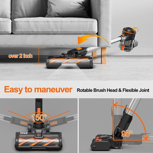 Aspirateur balai sans fil INSE S680, 28 kPa, 250 W