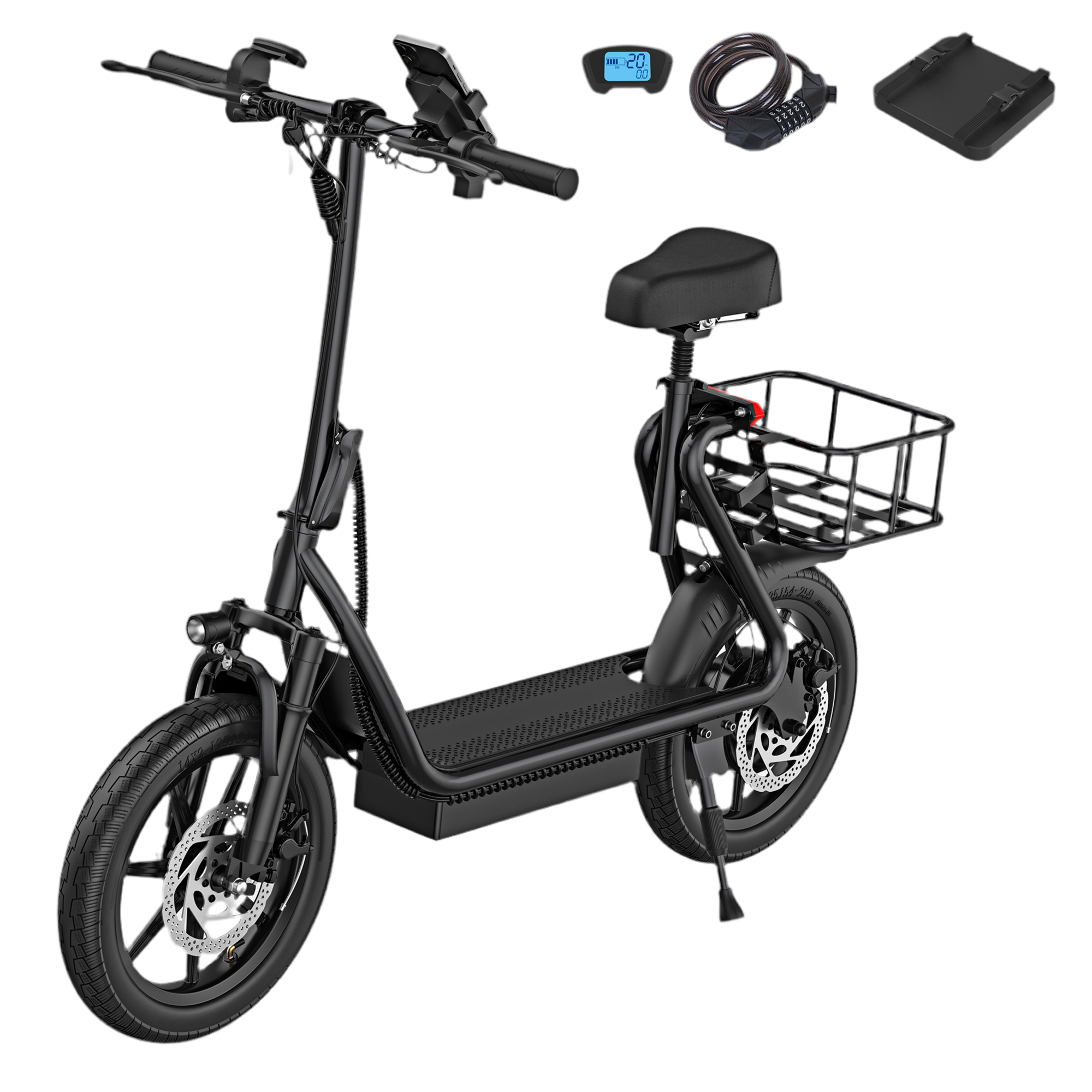 Trottinette électrique AOVOPRO ESBS-PRO 500 W 22,5 Ah