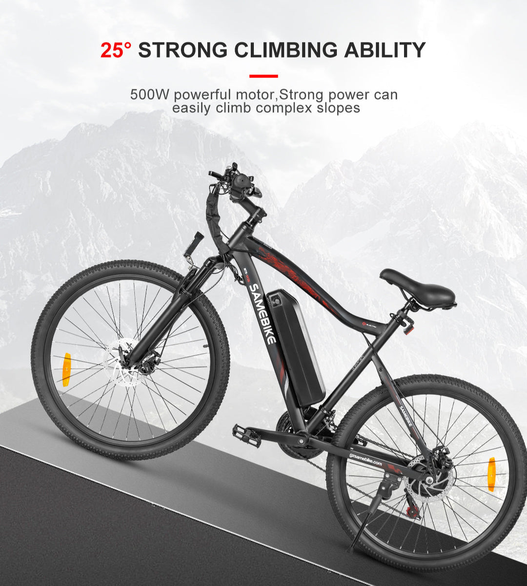Samebike SY26-II VTT électrique 500 W 