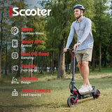Trottinette électrique iScooter W8, moteur 500 W, 48 V, batterie 10,4 Ah