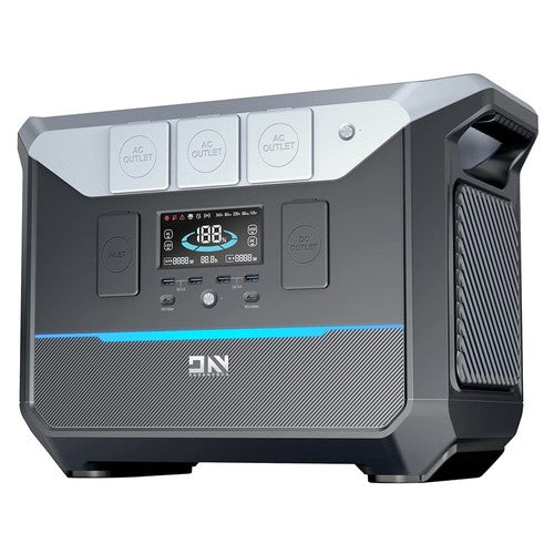 Centrale électrique portable DaranEner NEO2000, générateur solaire à batterie LiFePO4 2073,6 Wh, 2000 W
