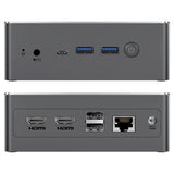 Mini PC BMAX B4 Turbo, Intel Twin Lake N150 4 cœurs, 3,6 GHz max., 16 Go de RAM, SSD 1 To