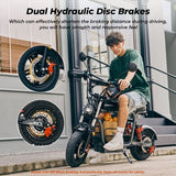 Trottinette électrique iScooter DX5, moteur 1500 W, 48 V, 15,6 Ah