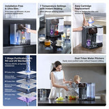 Purificateur d'eau par osmose inverse de comptoir JIMMY R9, chauffe instantanée en 3 secondes