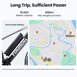 Vélo électrique Touroll J1 27,5 pouces avec moteur 250 W