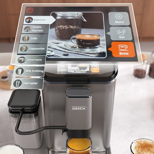 Machine à expresso automatique HiBREW H16 avec moulin, 20 bars