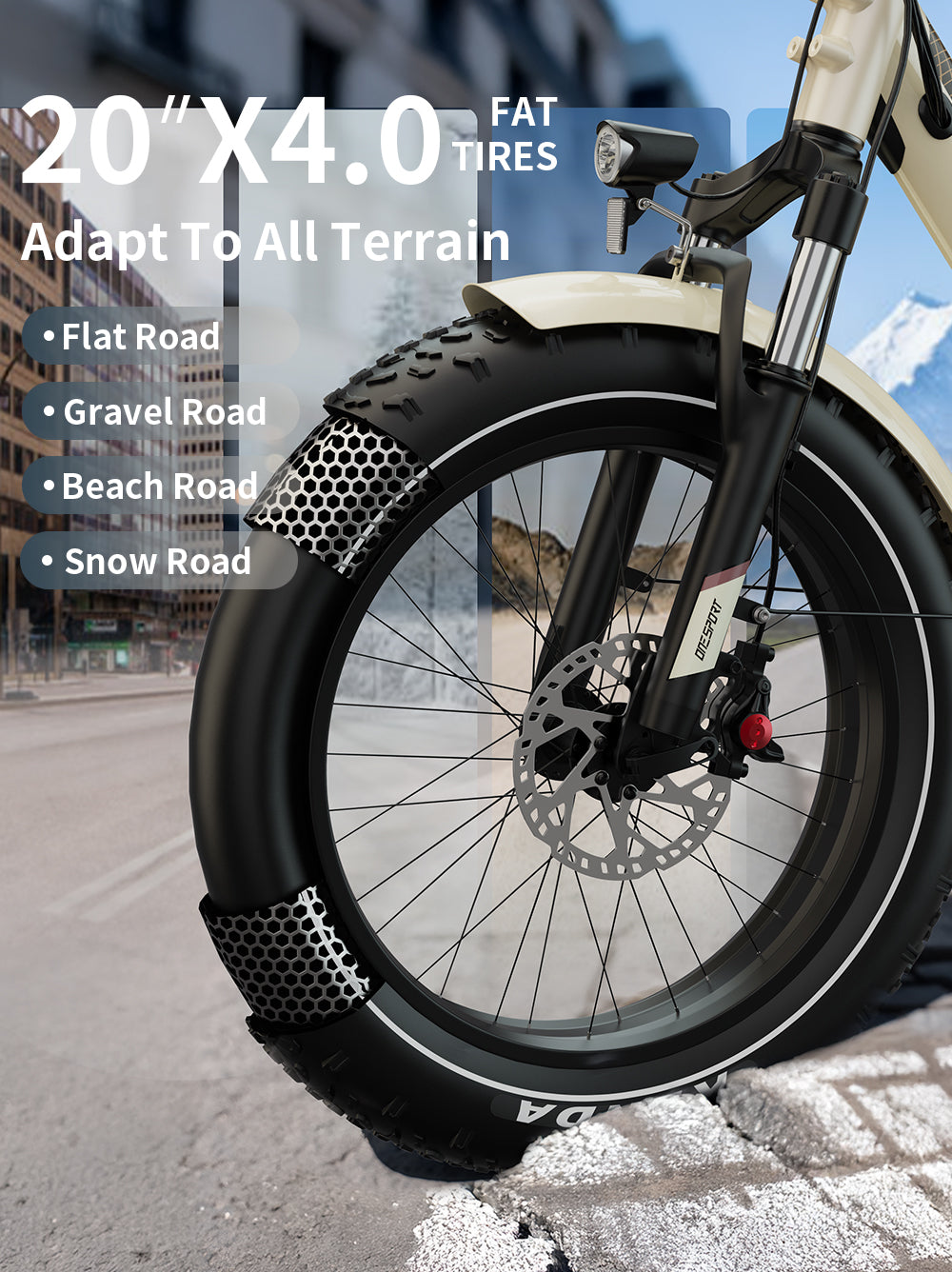 Vélo électrique pliable Onesport OT16 Max