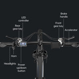 Vélo électrique Ridstar S29 Pro, moteur 1000 W, batterie 48 V 21 Ah